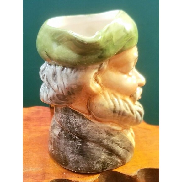 Vintage Magrou Artmark Old Man Toby Mugs 3.75" w/ Original Disney Parks Stickers - Picture 13 of 15